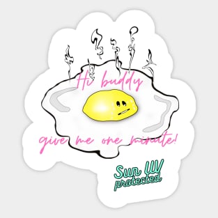 Funny egg Sticker